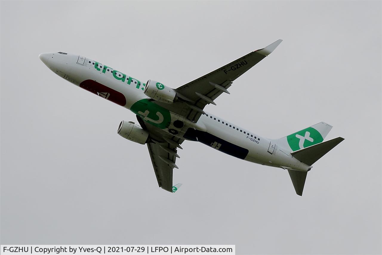 F-GZHU, 2015 Boeing 737-8K2 C/N 41352, Boeing 737-8K2, Climbing from rwy 24, Paris Orly airport (LFPO-ORY)