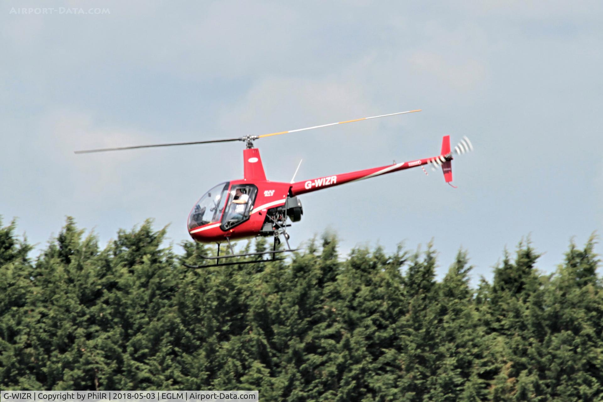 G-WIZR, 1998 Robinson R22 Beta II C/N 2799, G-WIZR 1998 Robinson R22 Beta White Waltham
