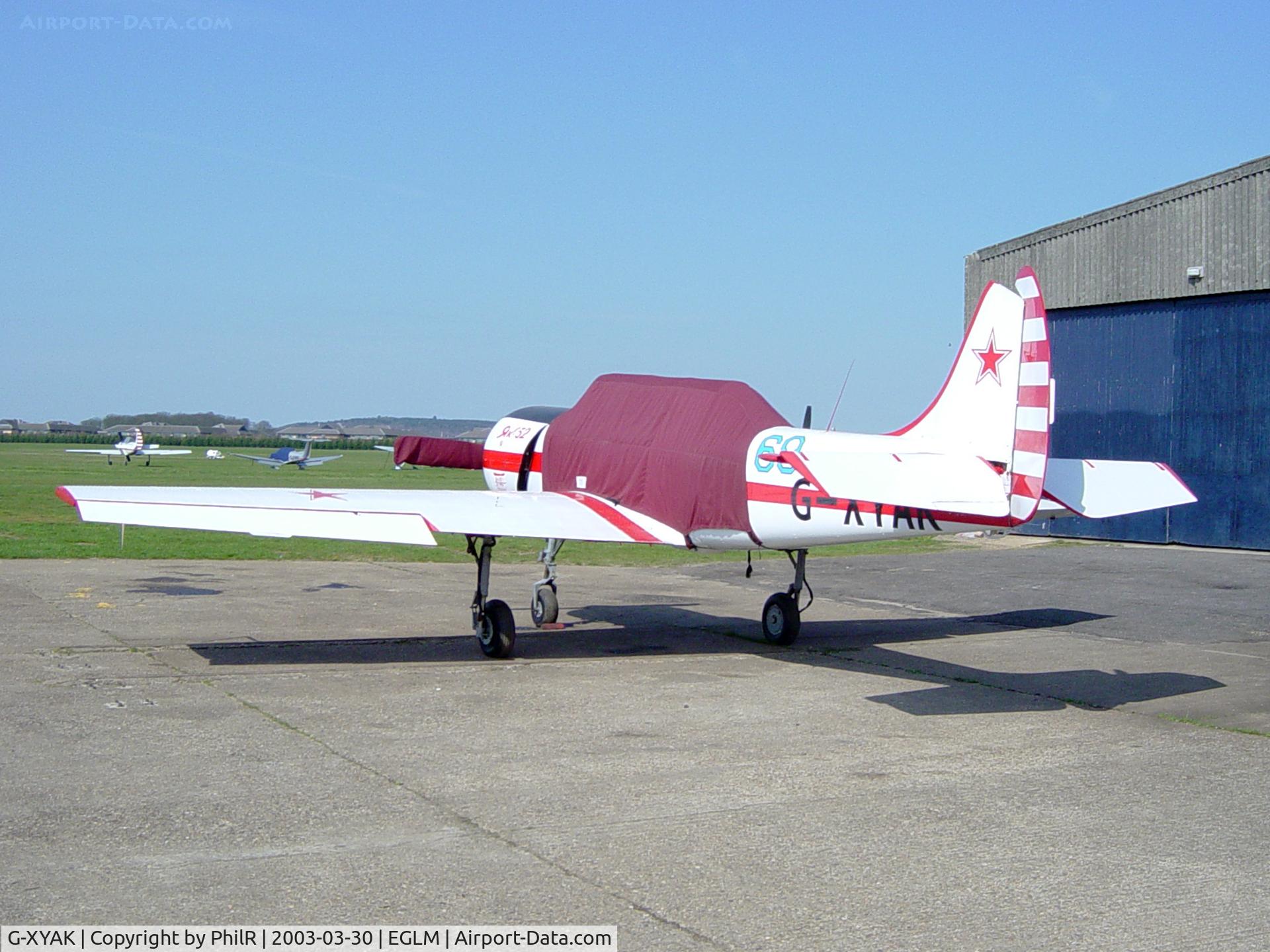 G-XYAK, 1989 Bacau Yak-52 C/N 899413, G-XYAK 1989 Yak 52 White Waltham