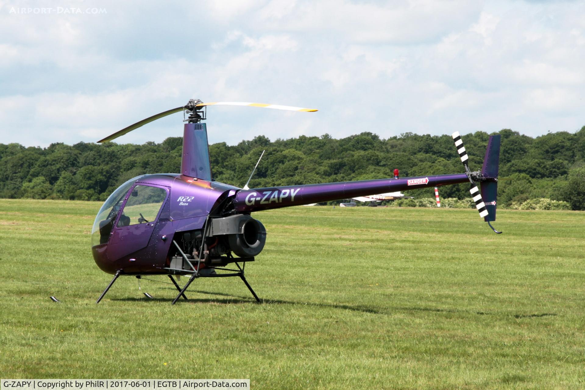G-ZAPY, 1988 Robinson R22 Beta C/N 0788, G-ZAPY 1988 Robinson R22 Beta Air Expo Booker