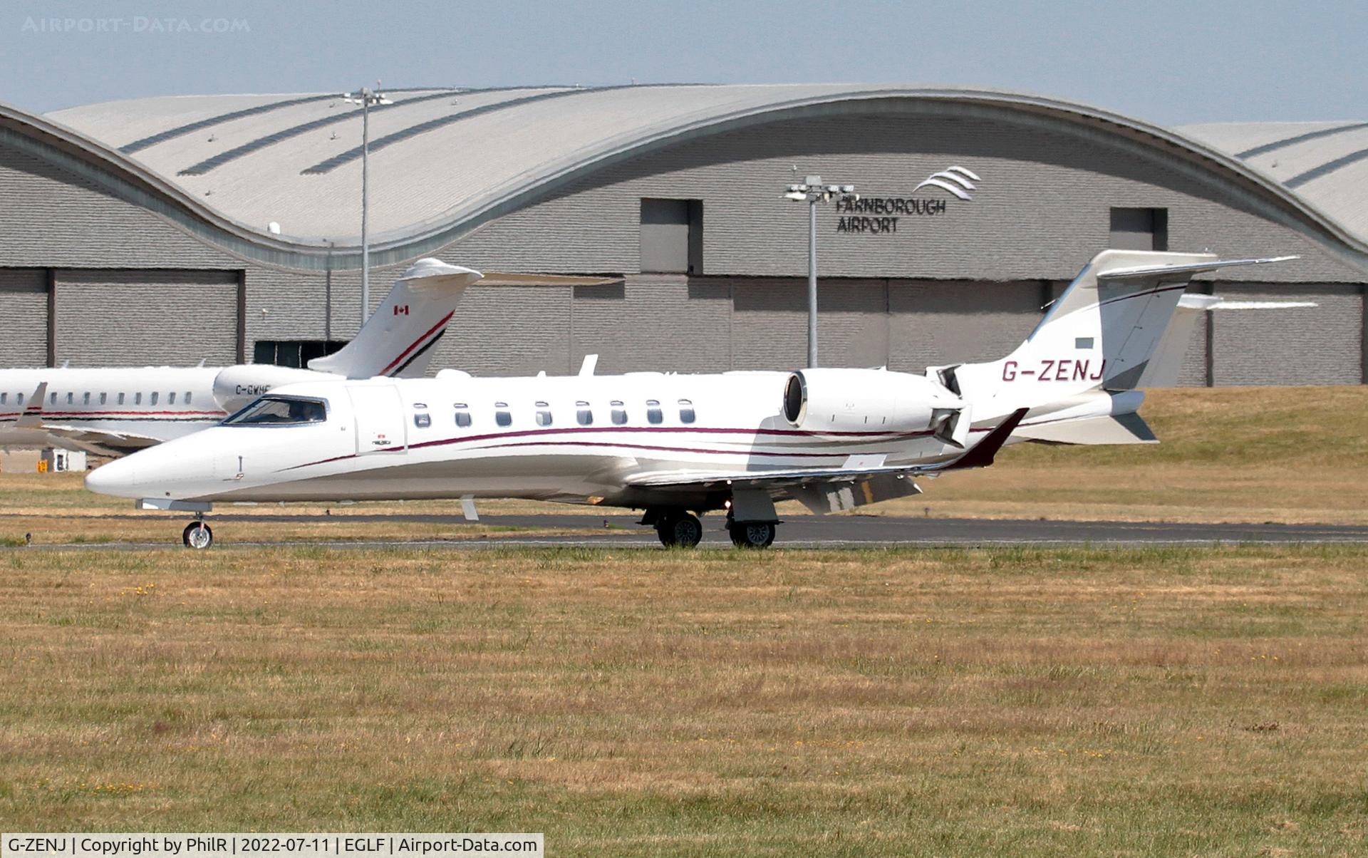 G-ZENJ, 2018 Learjet 75 C/N 45-565, G-ZENJ 2018 Bombardier Learjet 75 Farnborough