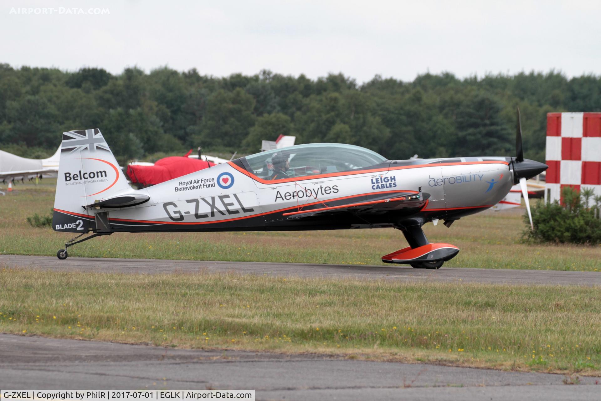 G-ZXEL, 2006 Extra EA-300L C/N 1224, G-ZXEL 2006 Extra EA 300L 'The Blades' Blackbushe 75th Anniversary