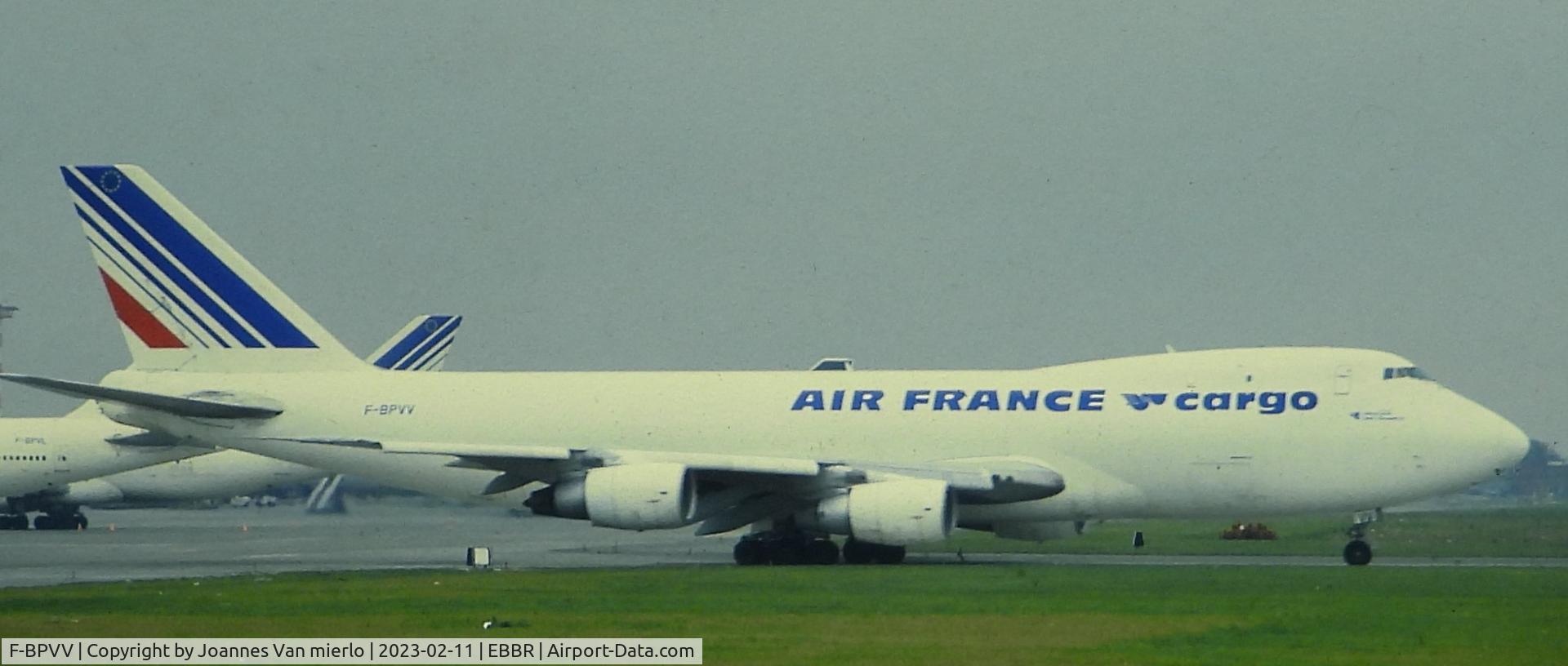 F-BPVV, 1978 Boeing 747-228F C/N 21576, BRU diversion from Paris slide scan'90s