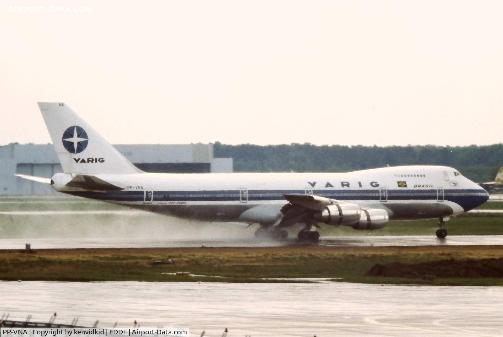PP-VNA, 1980 Boeing 747-2L5B C/N 22105, At Frankfurt, early 1980's.
