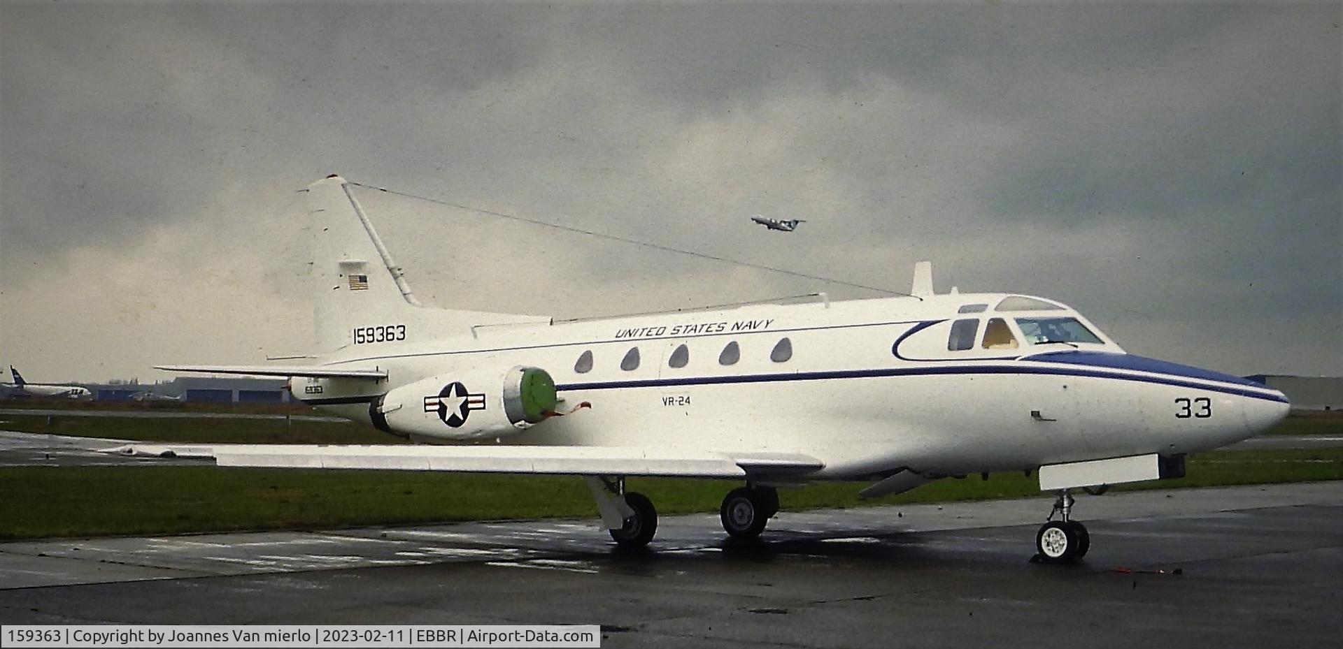 159363, North American Rockwell CT-39G Sabreliner C/N 306-67, Slide scan