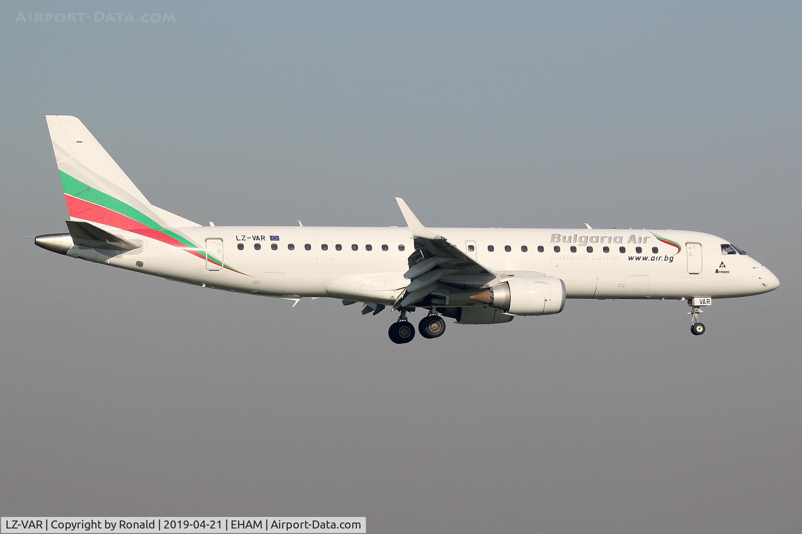 LZ-VAR, 2012 Embraer 190AR (ERJ-190-100IGW) C/N 19000496, at spl