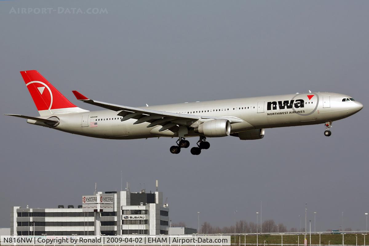N816NW, 2007 Airbus A330-323X C/N 0827, at spl