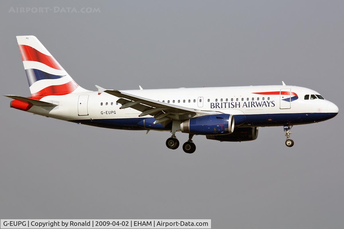 G-EUPG, 2000 Airbus A319-131 C/N 1222, at spl