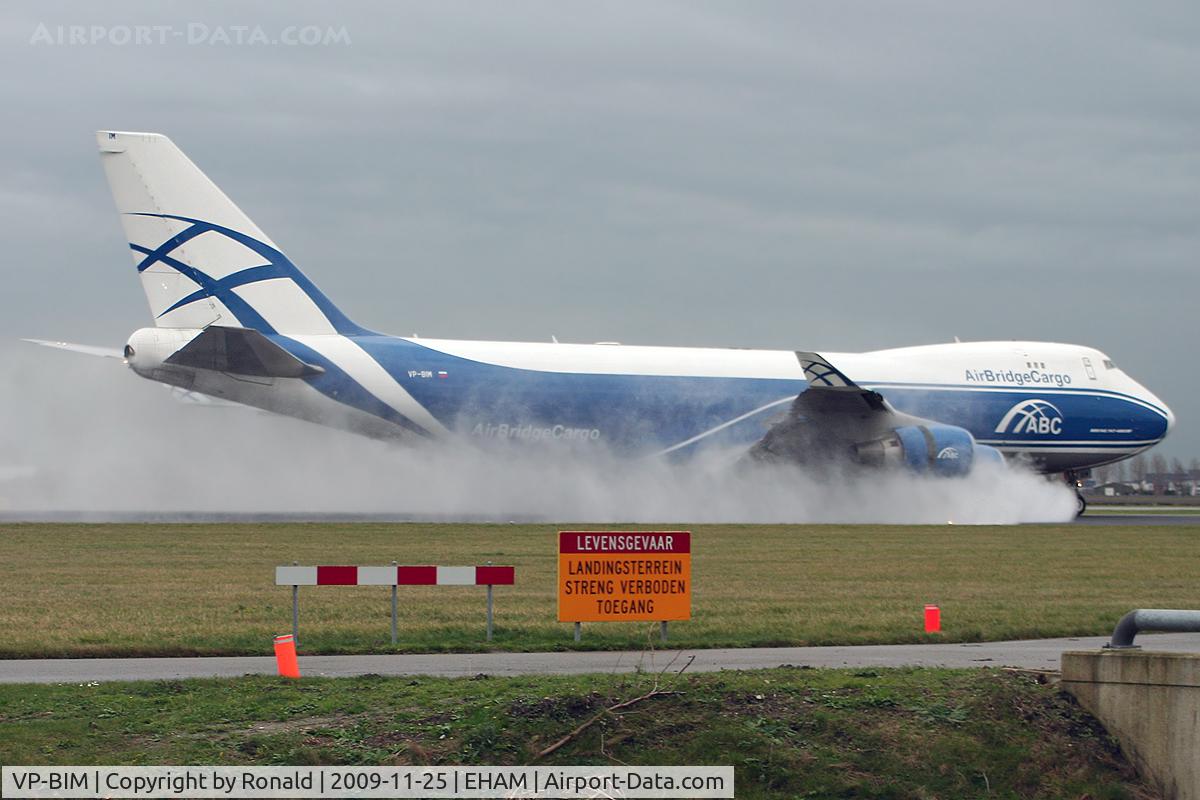VP-BIM, 2008 Boeing 747-4HAERF C/N 35237, at spl