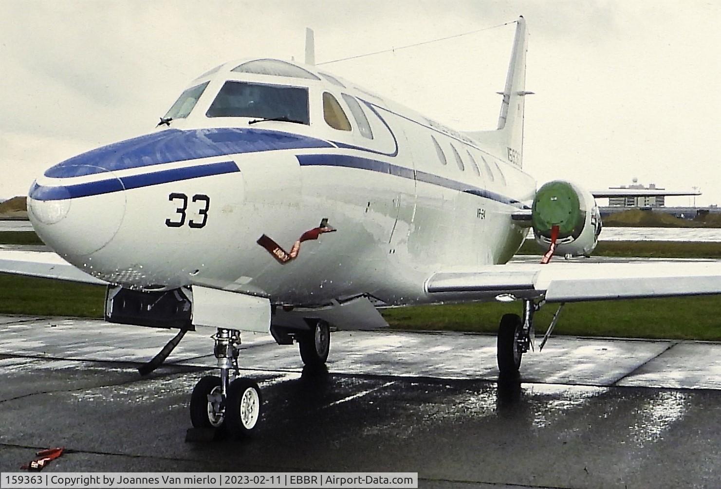159363, North American Rockwell CT-39G Sabreliner C/N 306-67, Slide scan