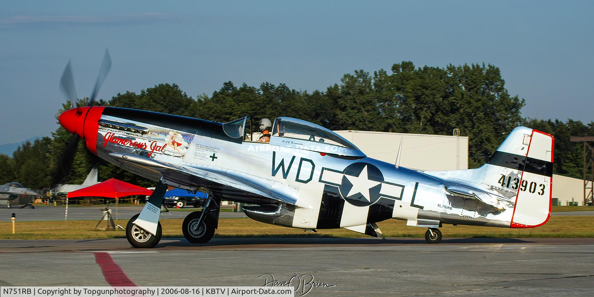 N751RB, 1944 North American P-51D Mustang C/N 44-13903JP, Glamorous Girl