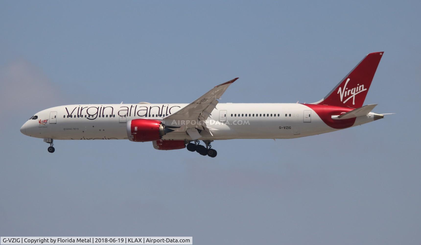 G-VZIG, 2015 Boeing 787-9 Dreamliner Dreamliner C/N 37969, Virgin 789 zx