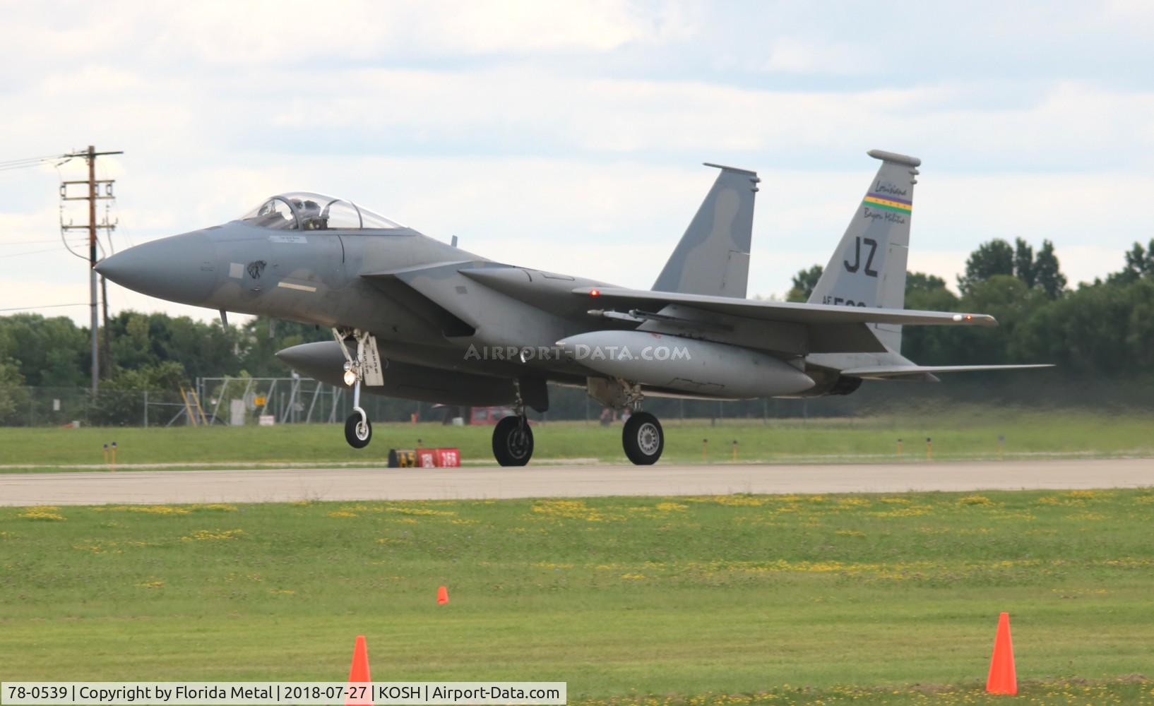 78-0539, 1978 McDonnell Douglas F-15C Eagle C/N 0529/C072, USAF F-15 zx