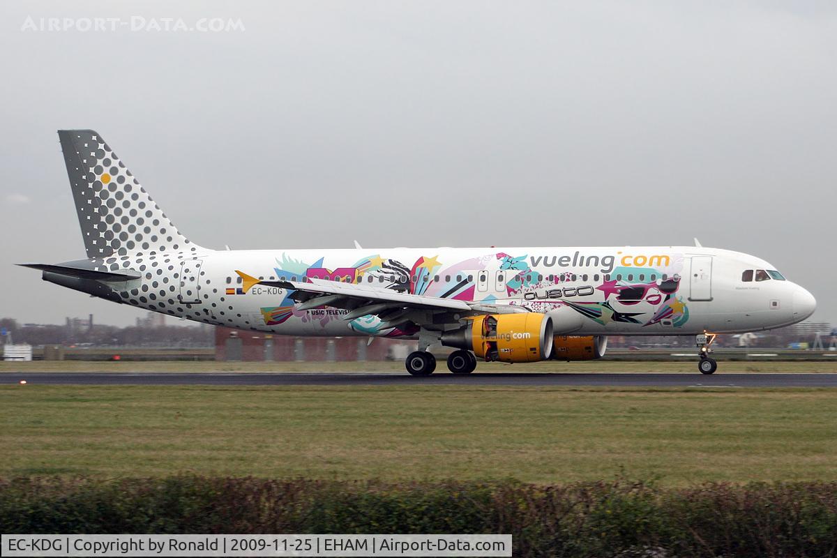 EC-KDG, 2007 Airbus A320-214 C/N 3095, at spl