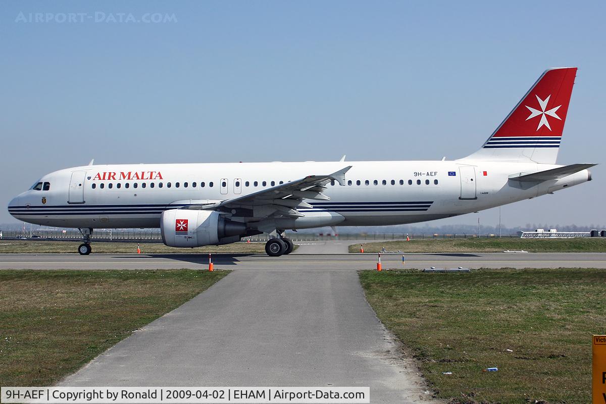 9H-AEF, 2003 Airbus A320-214 C/N 2142, at spl