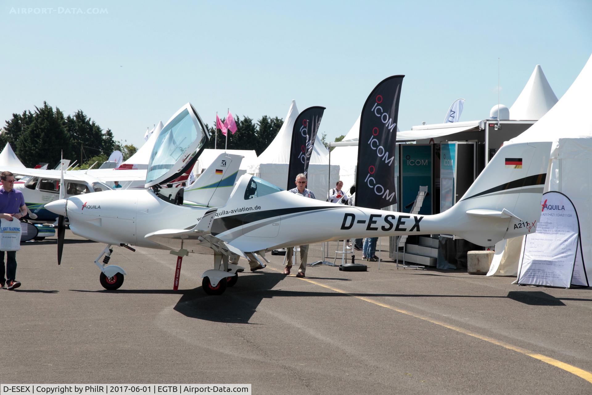 D-ESEX, 2015 Aquila A211GX C/N AT01-100C-323, D-ESEX 2013 Aquila A 211GX Air Expo Booker