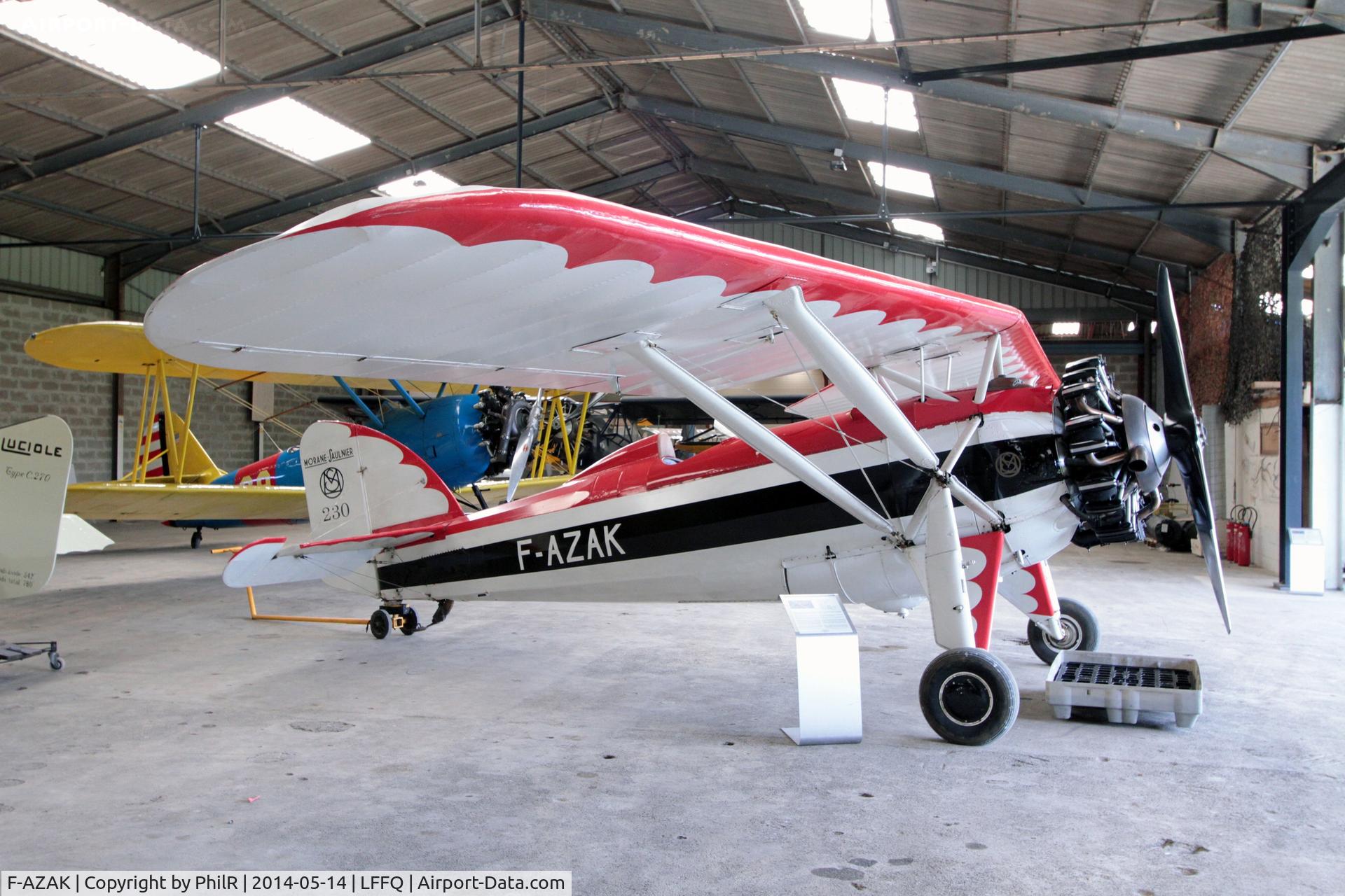 F-AZAK, Morane-Saulnier MS-230 C/N 403, F-AZAK 1937 Morane-Saulnier MS230  Amicale Jean Baptiste Salis Cerny