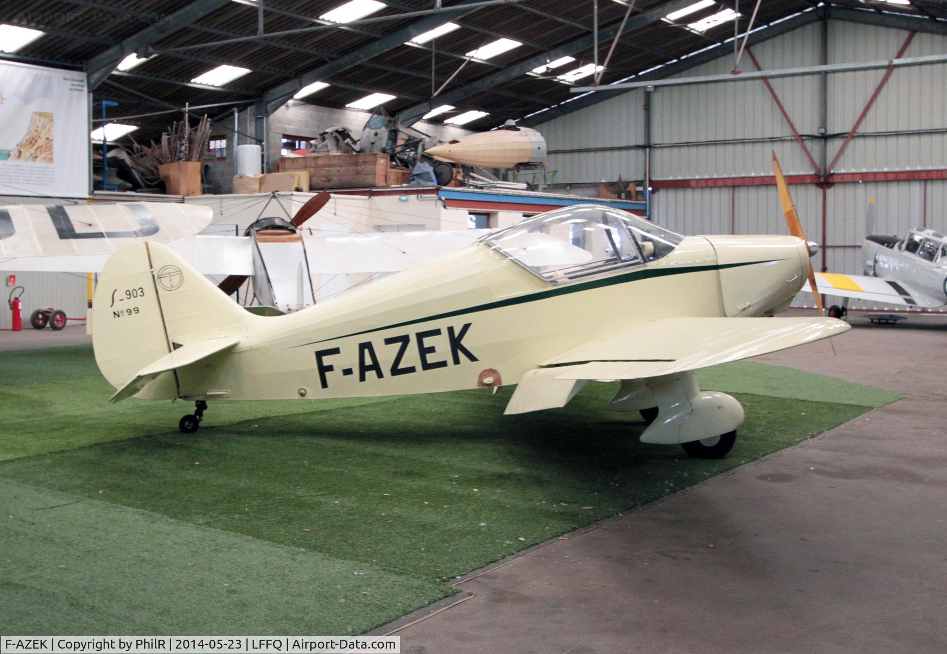 F-AZEK, SIPA 903 C/N 99, F-AZEK 1951 SIPA 903  Amicale Jean Baptiste Salis Cerny