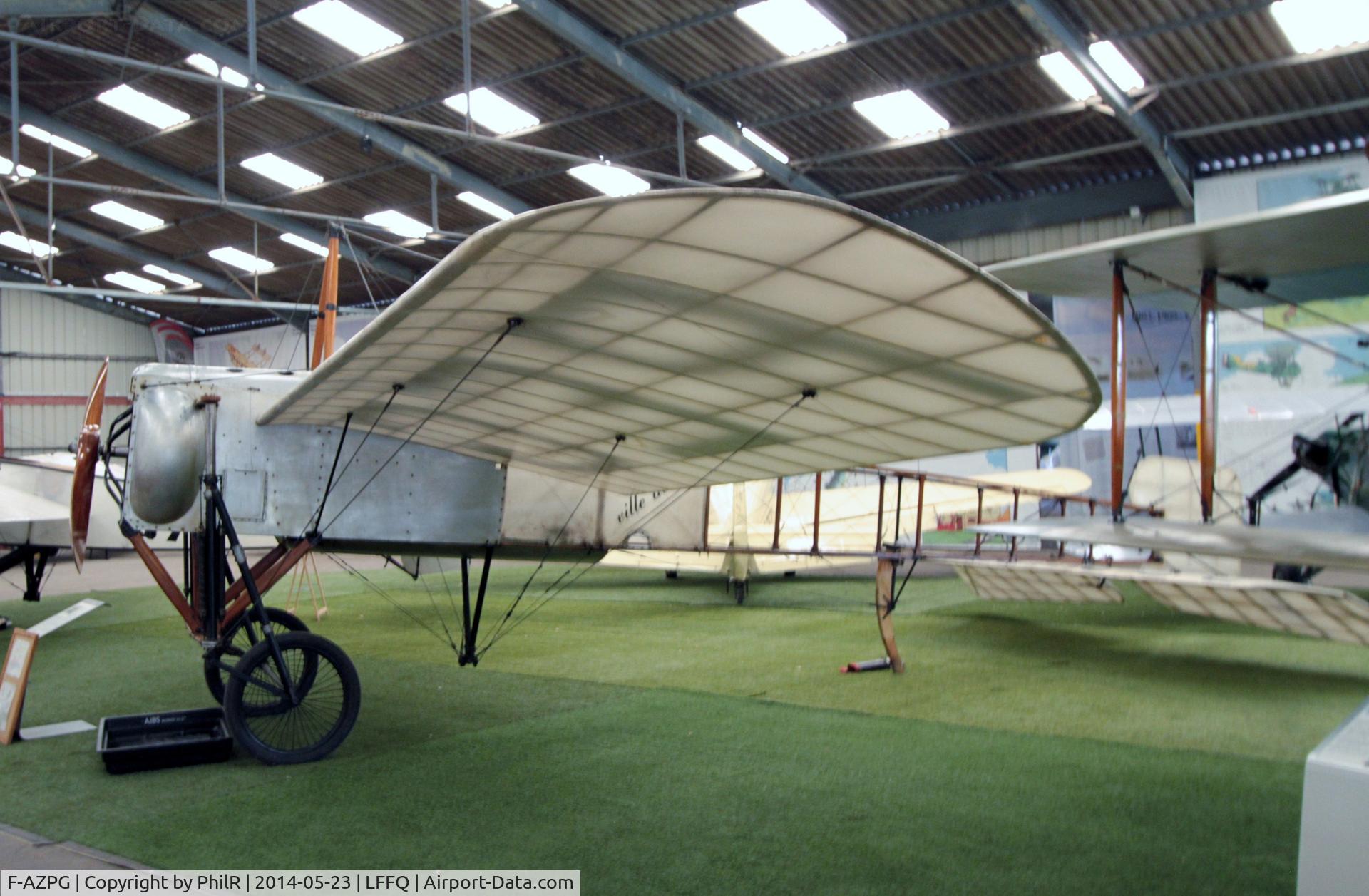 F-AZPG, Bleriot XI-2 Replica C/N SA-29, F-AZPG Bleriot X1-2 'Pegoud' 1989 replica Amicale Jean Baptiste Salis Cerny