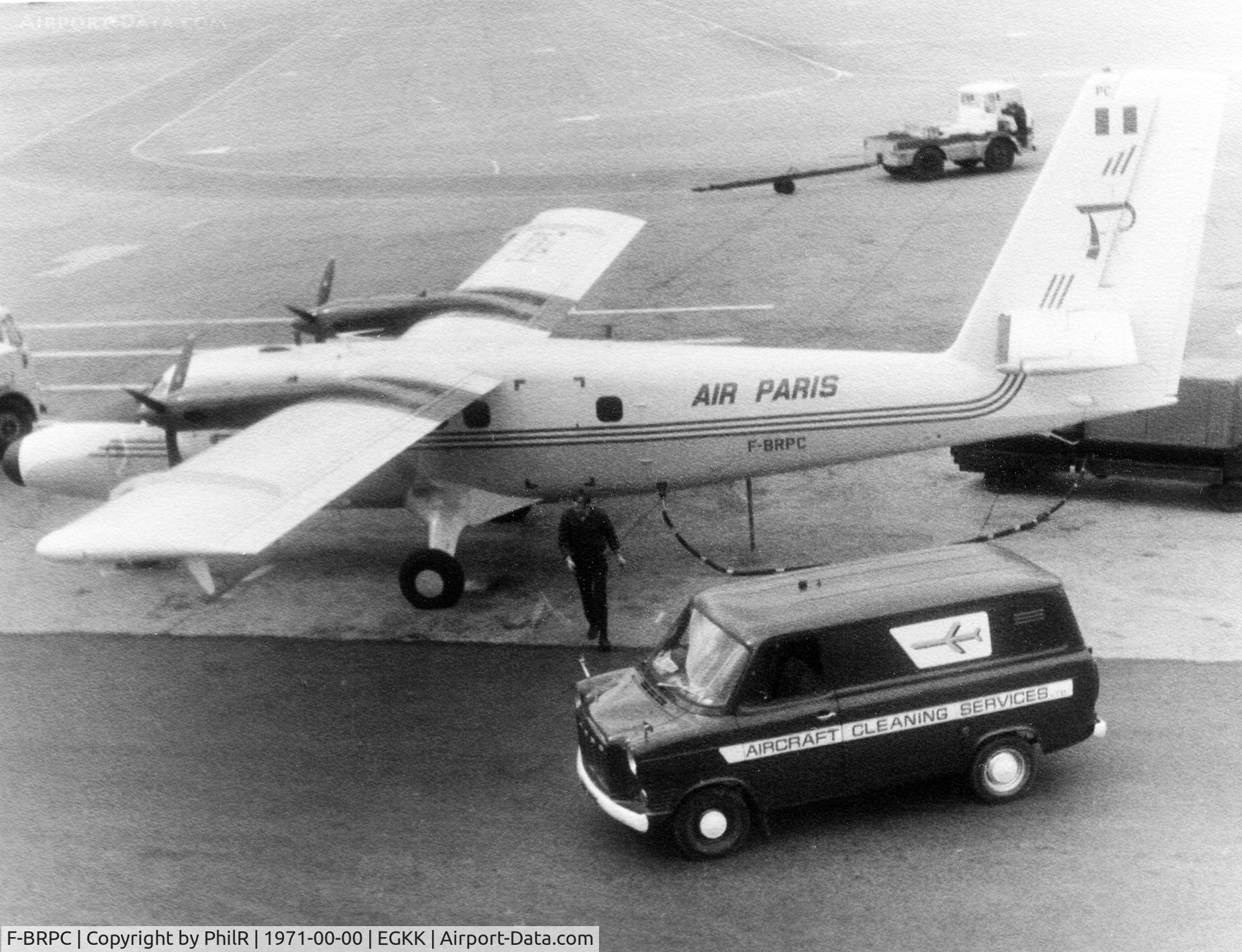F-BRPC, 1968 De Havilland Canada DHC-6-200 Twin Otter C/N 152, F-BRPC 1968 DHC-6 Twin Otter Air Paris LGW