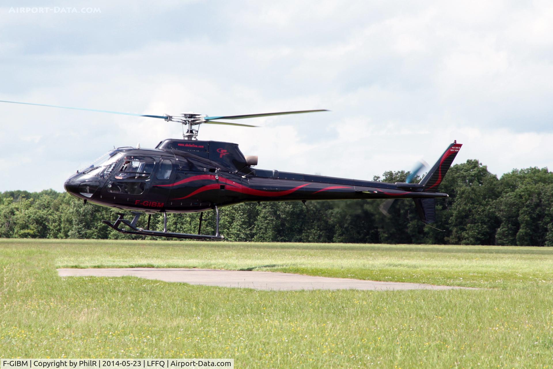 F-GIBM, 2008 Aerospatiale AS-350D AStar C/N 1424, F-GIBM Aérospatiale AS 350B Squirrel Amicale Jean Baptiste Salis Cerny