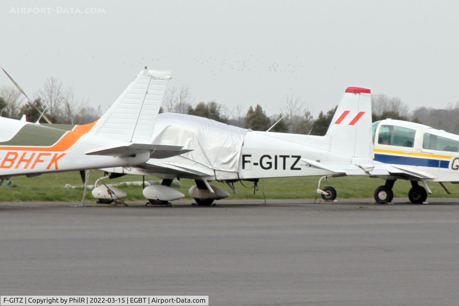 F-GITZ, Grumman American AG-5B Tiger C/N 10140, F-GITZ Grumman American AG-5B Tiger Turweston