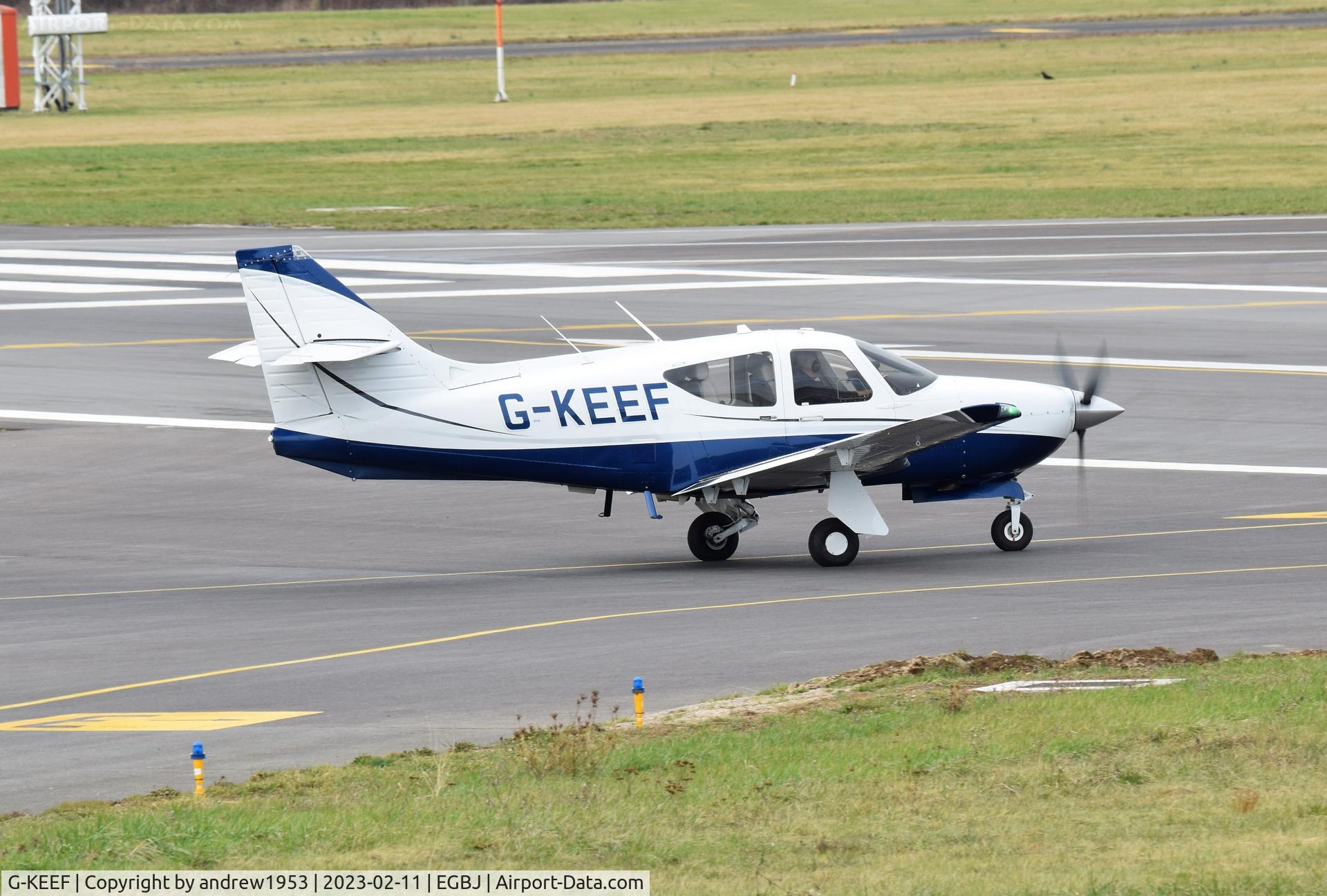 G-KEEF, 1994 Rockwell Commander 114B C/N 14610, G-KEEF at Gloucestershire Airport.