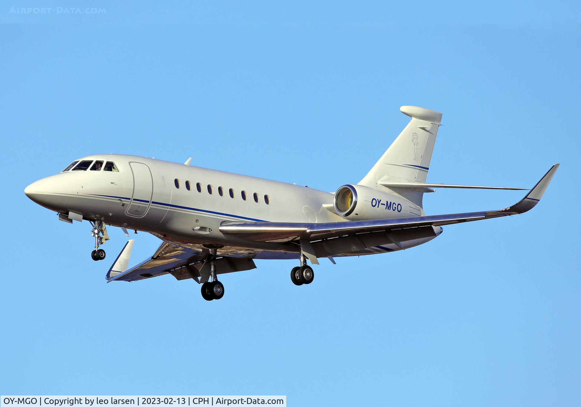 OY-MGO, 2022 Dassault Falcon 2000S C/N 394, Copenhagen 13.2.2023