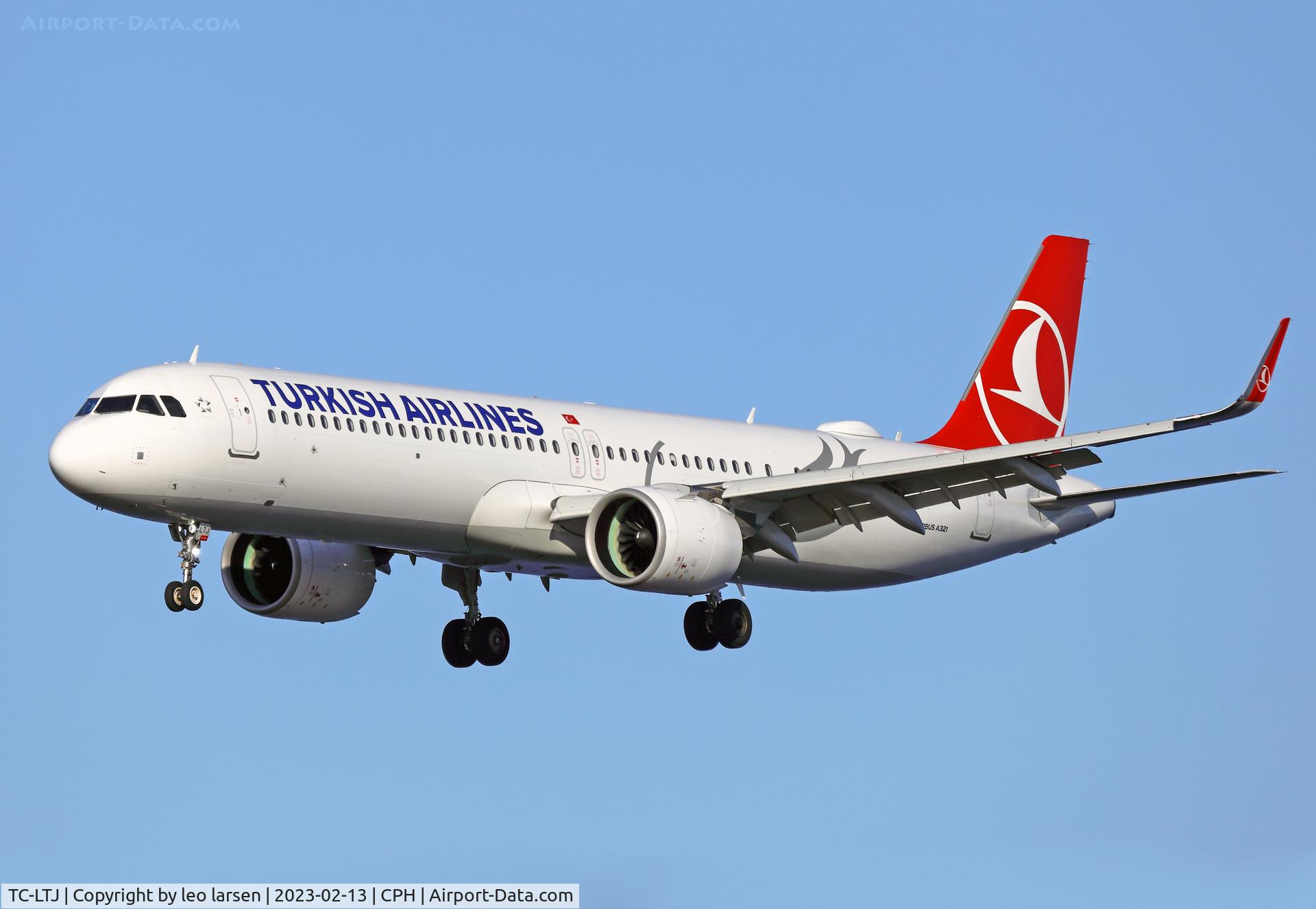 TC-LTJ, 2022 Airbus A321-271NX C/N 10723, Copenhagen 13.2.2023