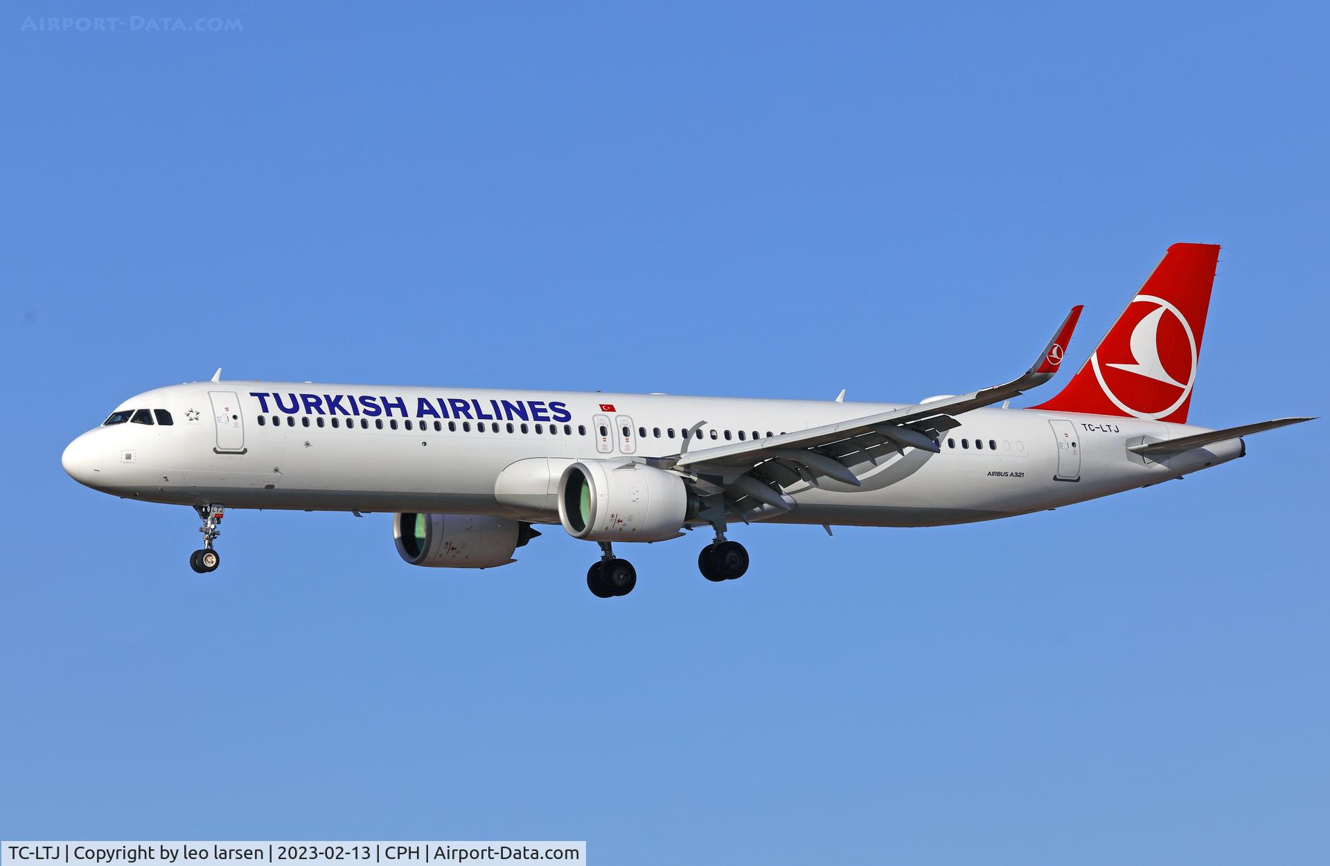 TC-LTJ, 2022 Airbus A321-271NX C/N 10723, Copenhagen 13.2.2023