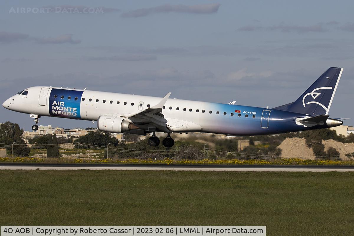 4O-AOB, 2009 Embraer 195LR (ERJ-190-200LR) C/N 19000283, Runway 31