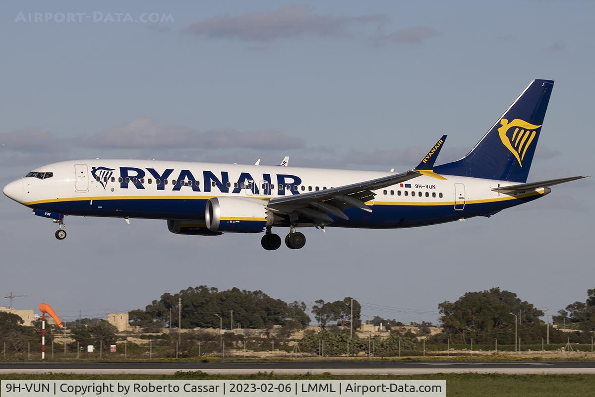 9H-VUN, 2021 Boeing 737-8-200 MAX C/N 65886, Runway 31