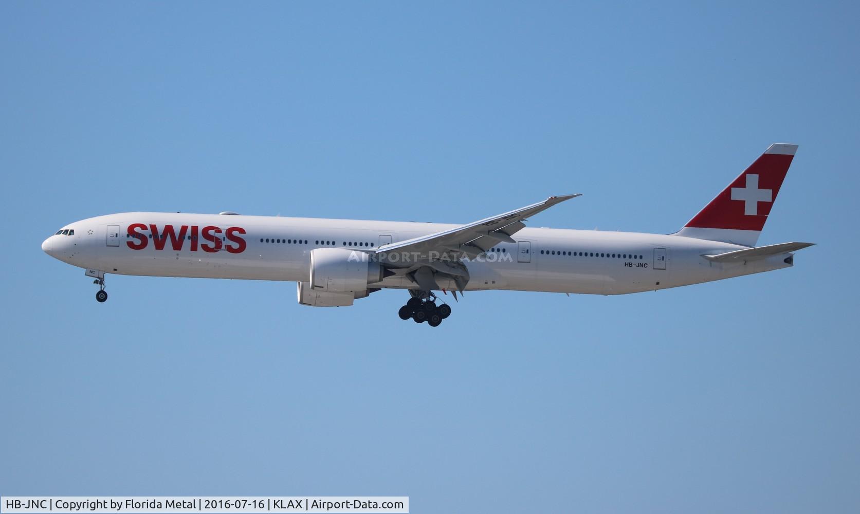 HB-JNC, 2016 Boeing 777-3DE/ER C/N 44584, Swiss 773 zx