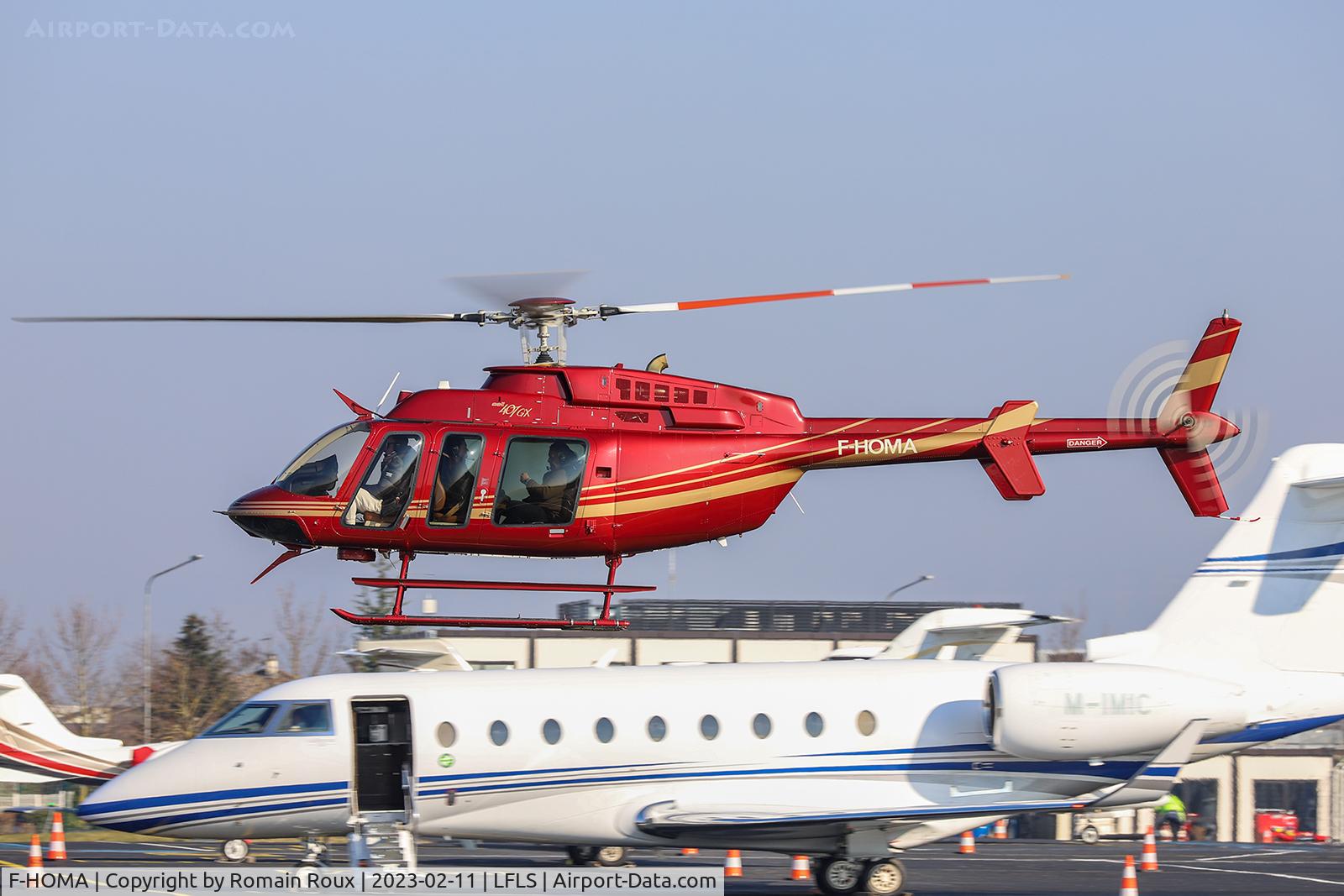 F-HOMA, 2013 Bell 407GX C/N 54426, In flight