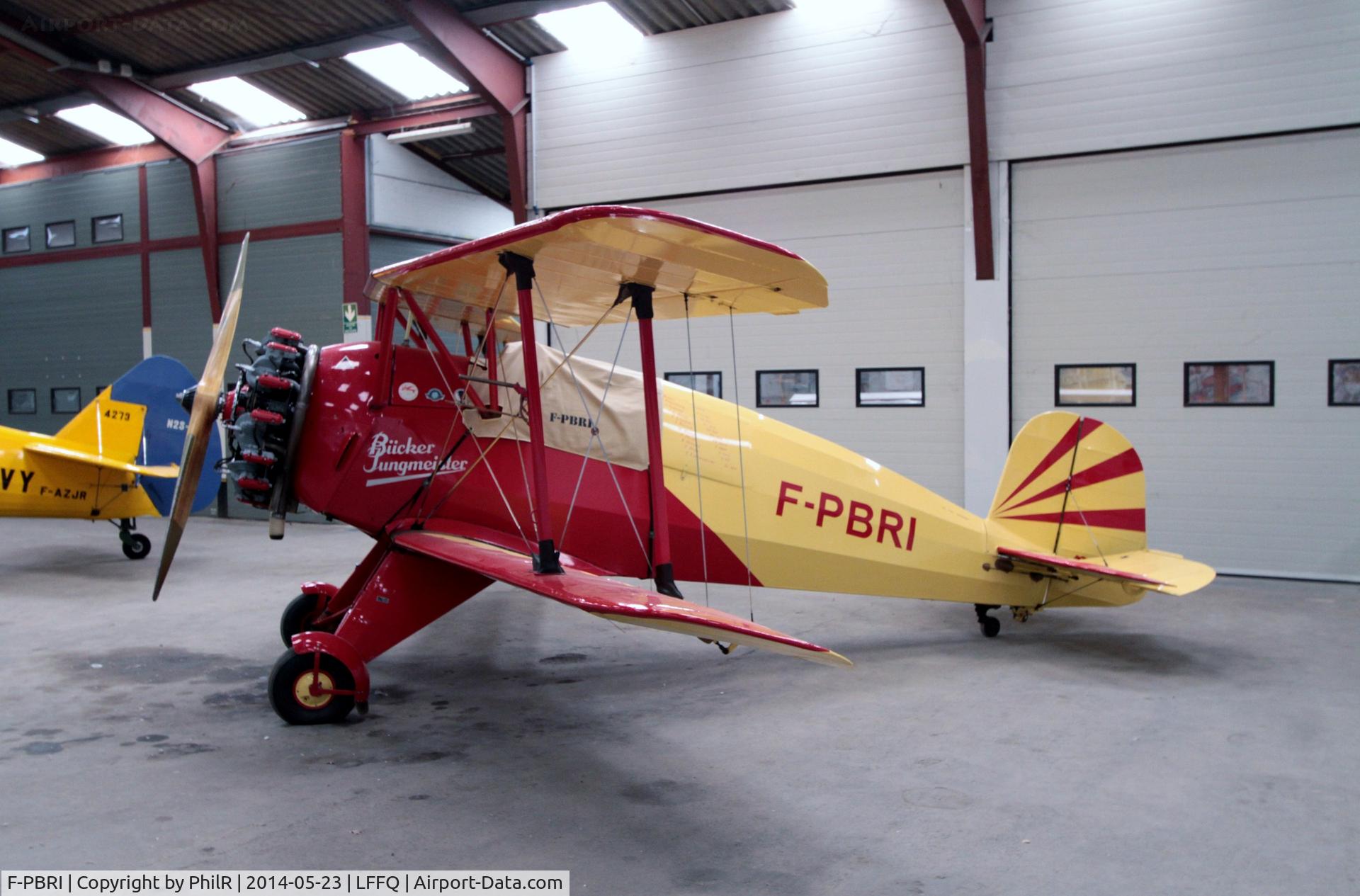 F-PBRI, 1937 Bucker Bu-133D-1 Jungmeister C/N 2008, F-PBRI 1937 Hirth Bu-133D-1 Jungmeister Amicale Jean Baptiste Salis Cerny
