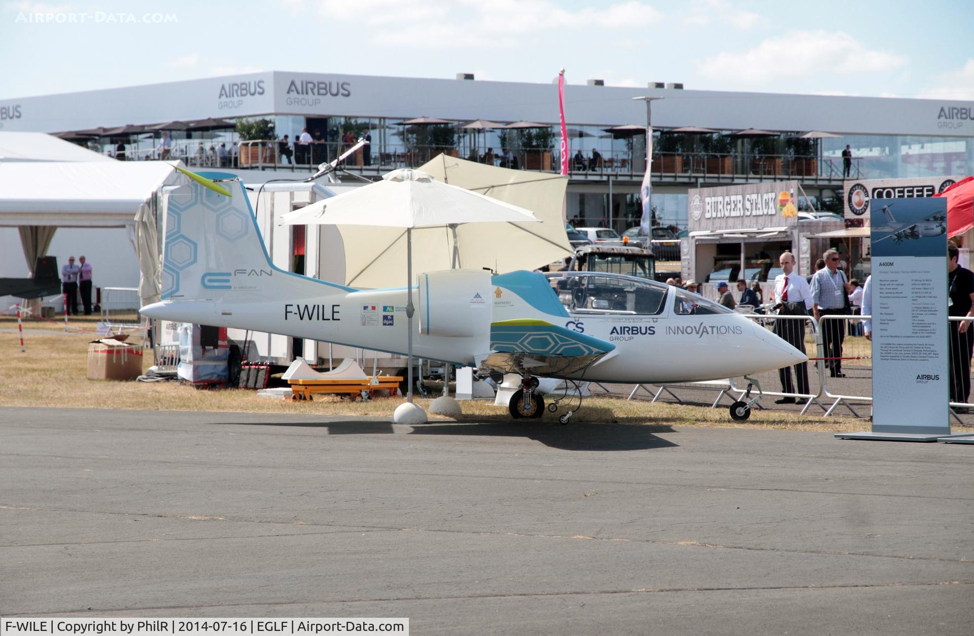 F-WILE, 2013 EADS E-Fan C/N 01, F-WILE 2013 EADS E-Fan ACSDGAC Innovations FAB