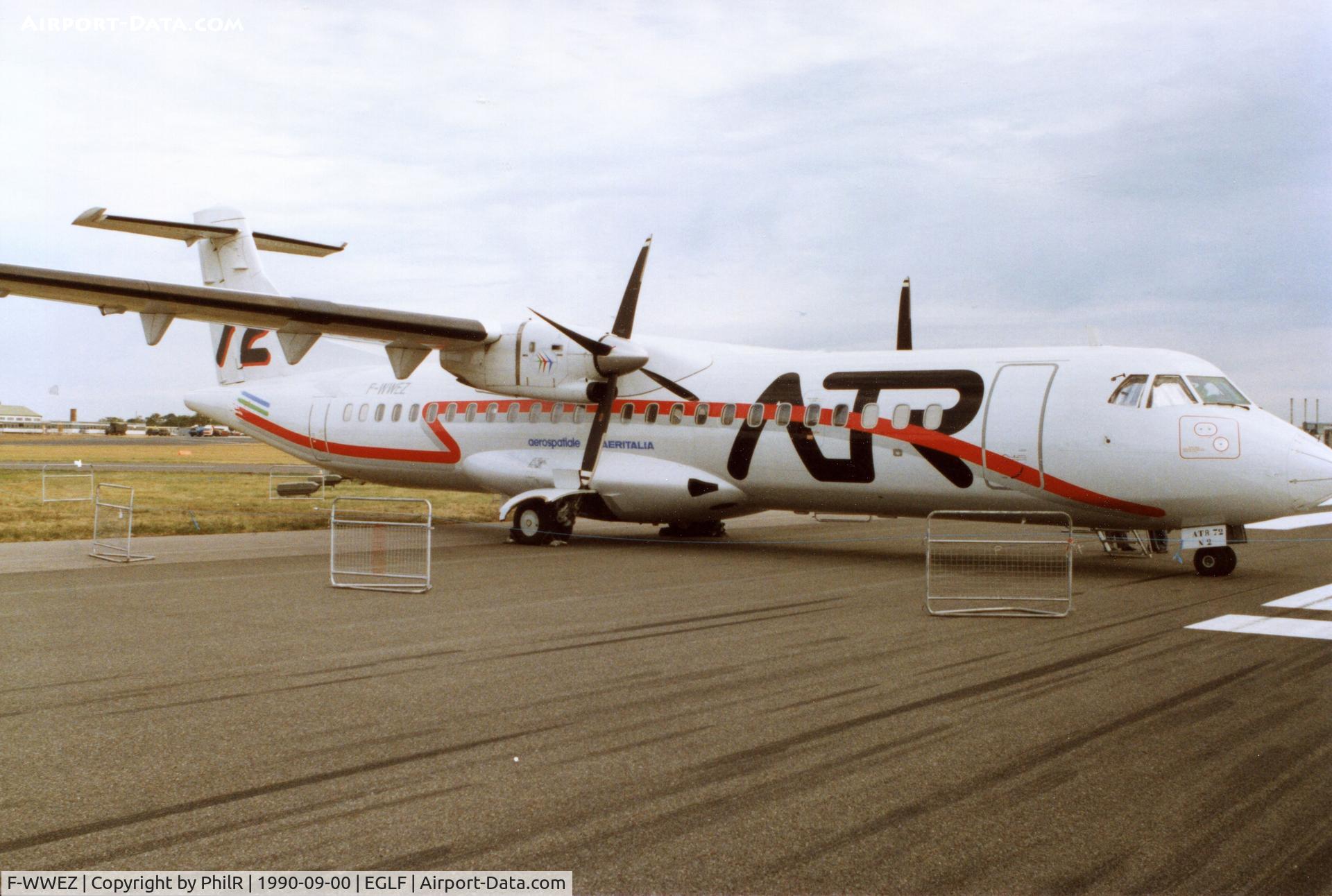 F-WWEZ, 1987 ATR 42-320 C/N 071, F-WWEZ 1987 ATR72 ATR FAB