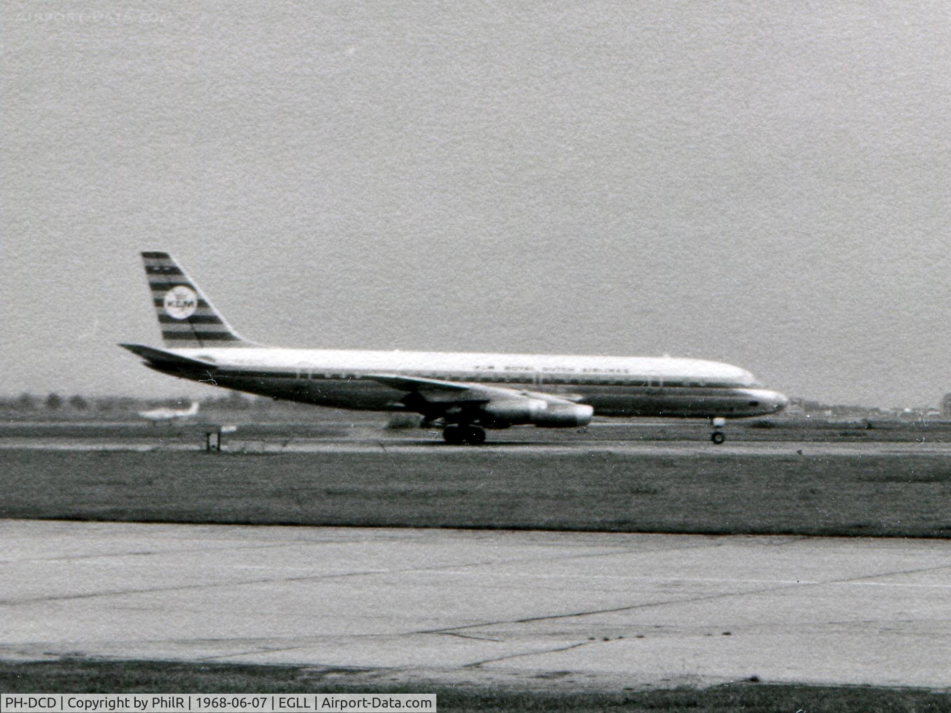 PH-DCD, 1960 Douglas DC-8-33 C/N 45379, PH-DCD 1960 DC-8-33 KLM LHR