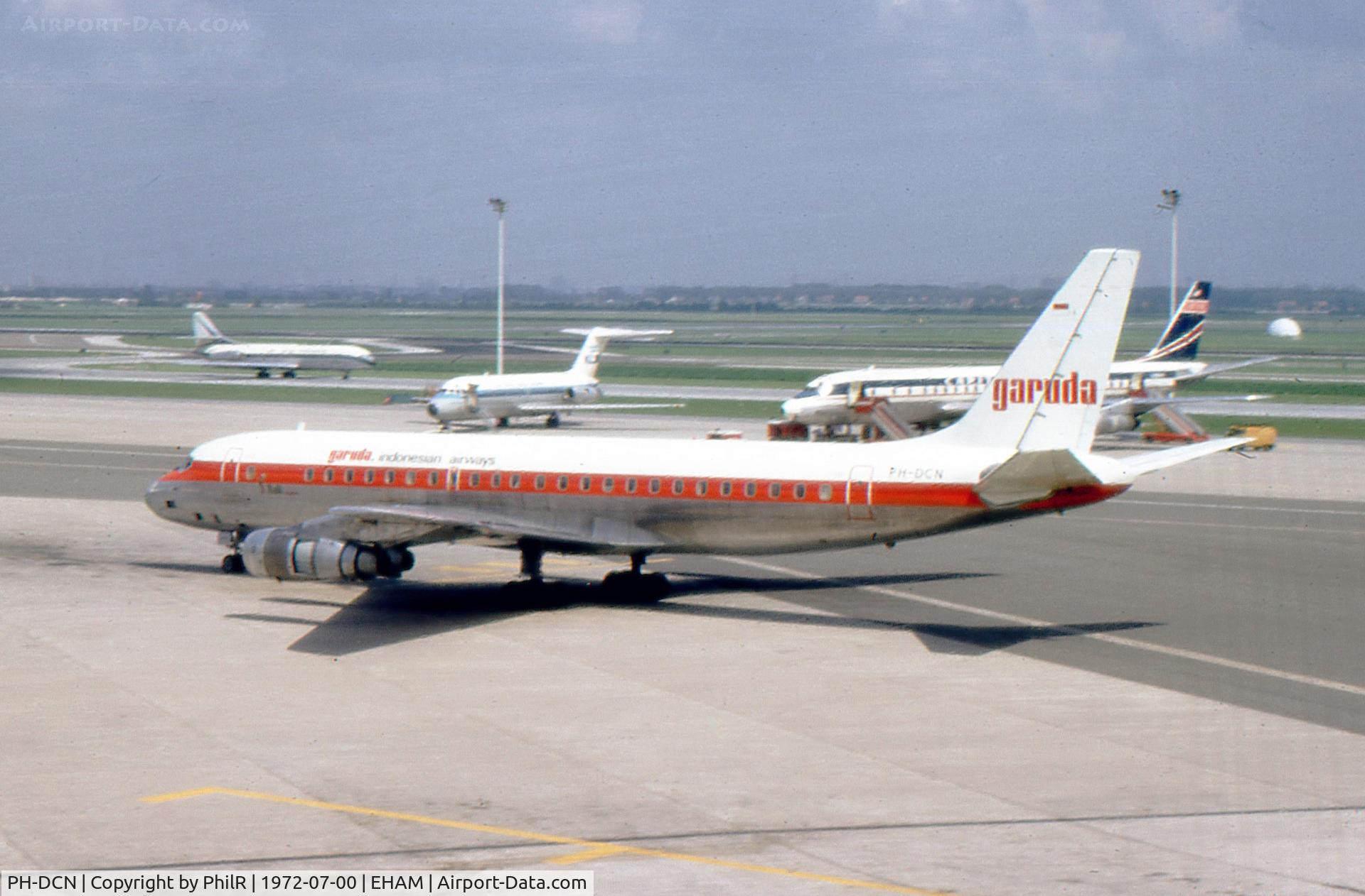 PH-DCN, 1961 Douglas DC-8-53 C/N 45629, PH-DCN 1961 DC8-53 Garuda AMS
