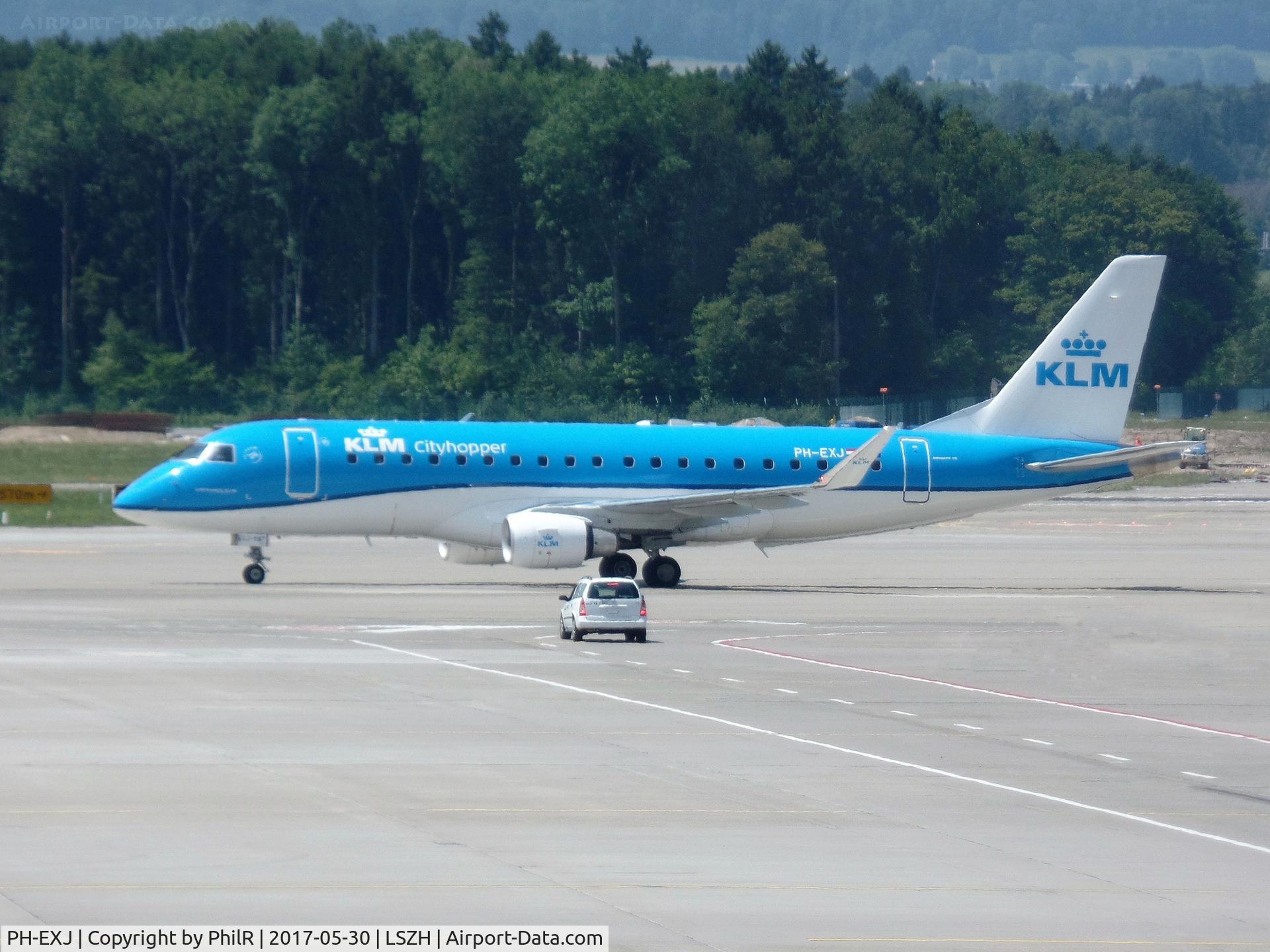 PH-EXJ, 2016 Embraer 175LR (ERJ-170-200LR) C/N 17000597, PH-EXJ 2016 Embraer E170 KLM Cityhopper ZRH