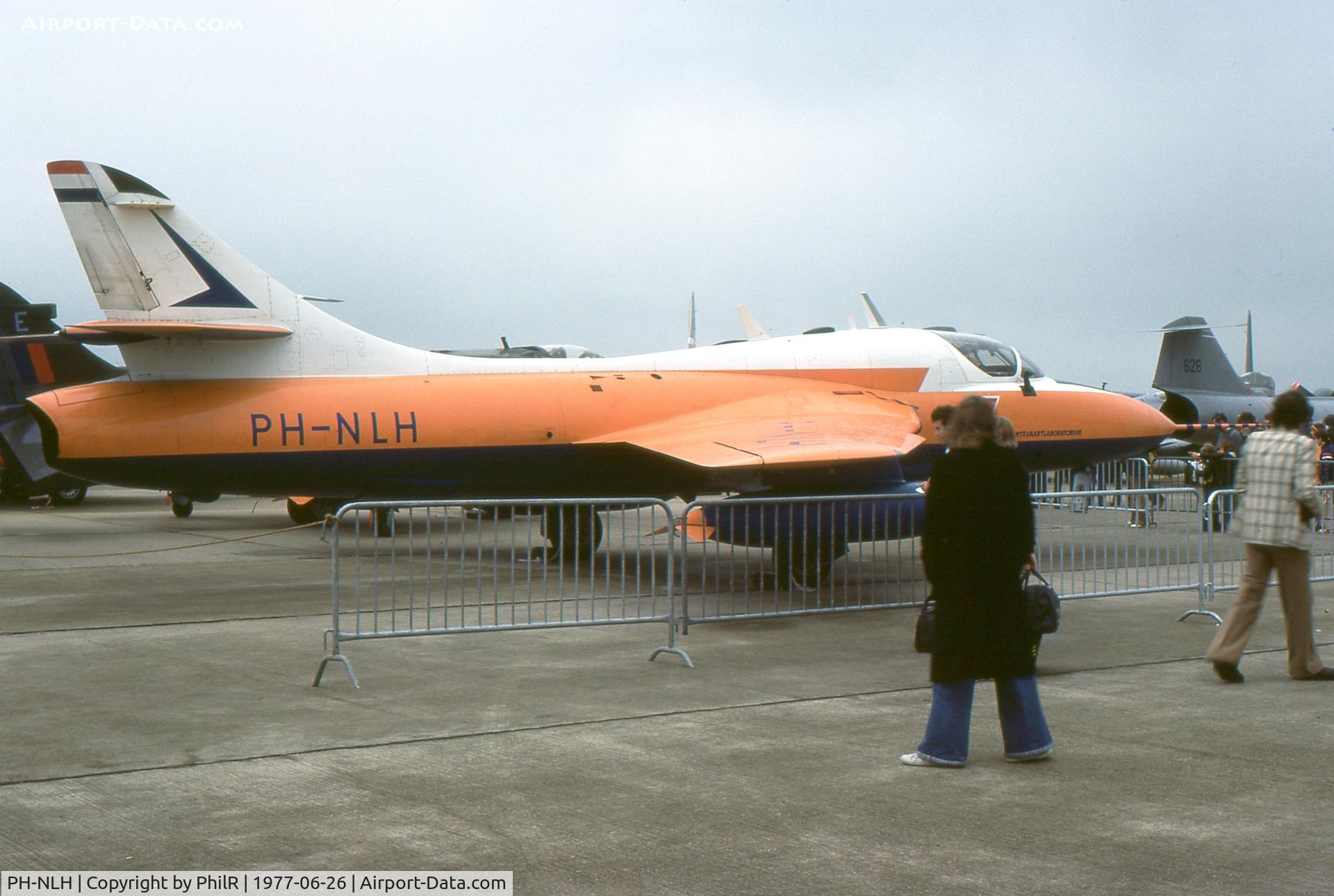 PH-NLH, Hawker Hunter T.7 C/N 41H-695342, PH-NLH Hawker Hunter T7 IAT RAF Greenham Common