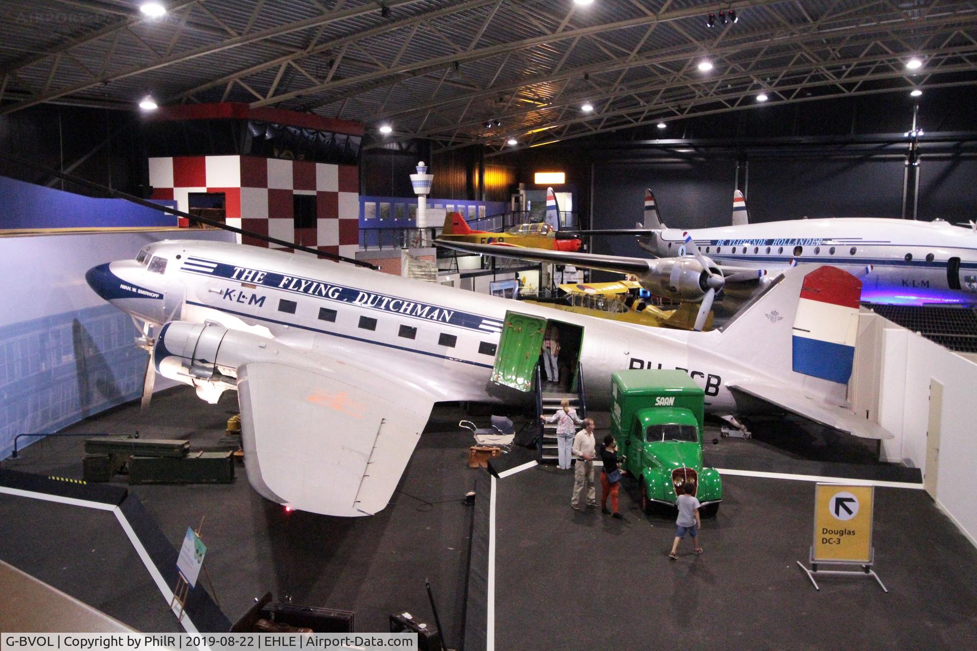 G-BVOL, 1942 Douglas C-47A Skytrain C/N 9836, 'PH-TCB' (FD938, G-BVOL) Douglas DC-3 Dakota III 'KLM' Aviodrome Lelystad