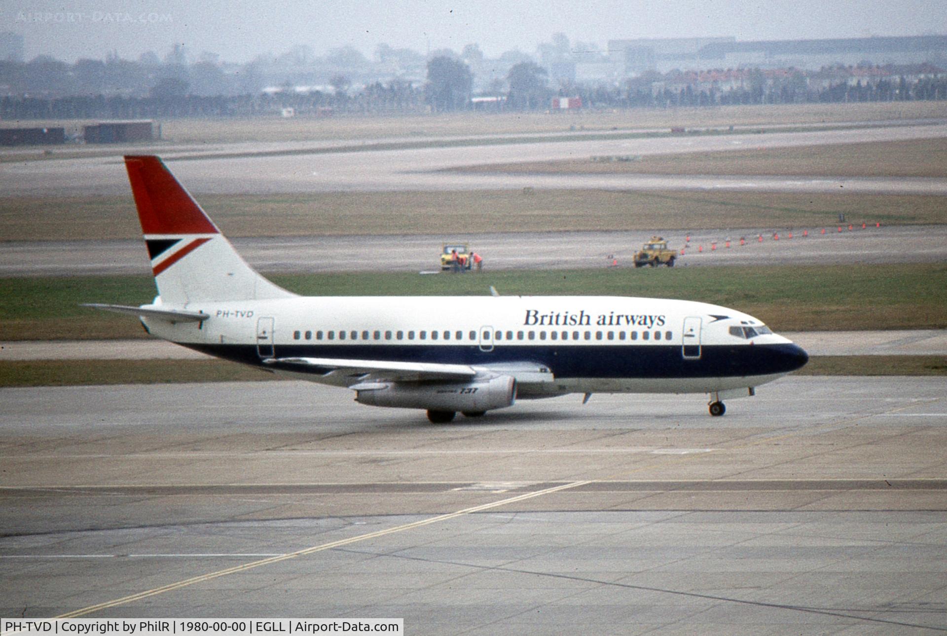PH-TVD, 1975 Boeing 737-2K2C C/N 20943, PH-TVD 1975 B737-200 BA lsd Transavia LHR