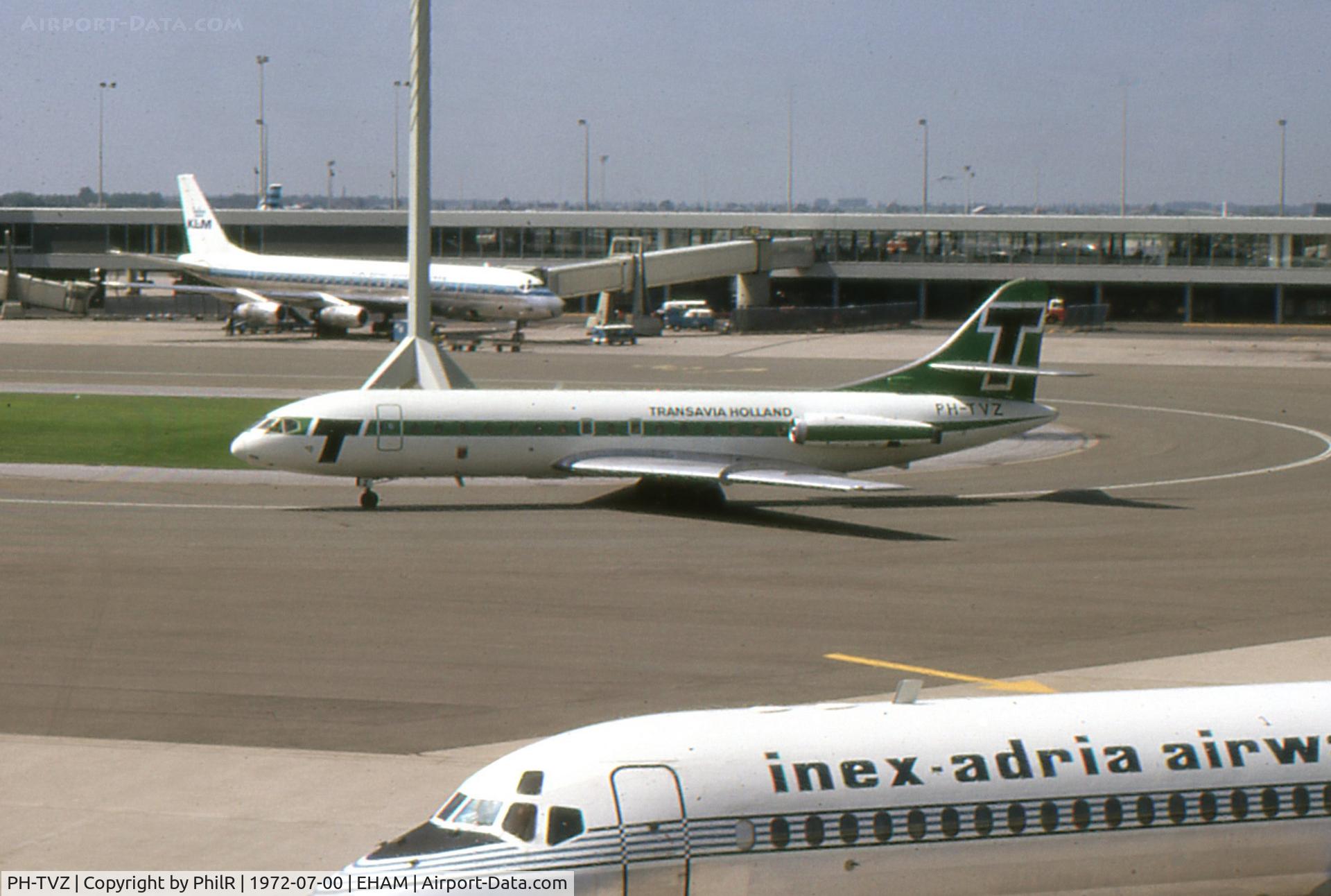 PH-TVZ, 1961 Sud Aviation SE-210 Caravelle VI-R C/N 091, PH-TVZ 1961 SE210 Caravelle VI-R Transavia AMS