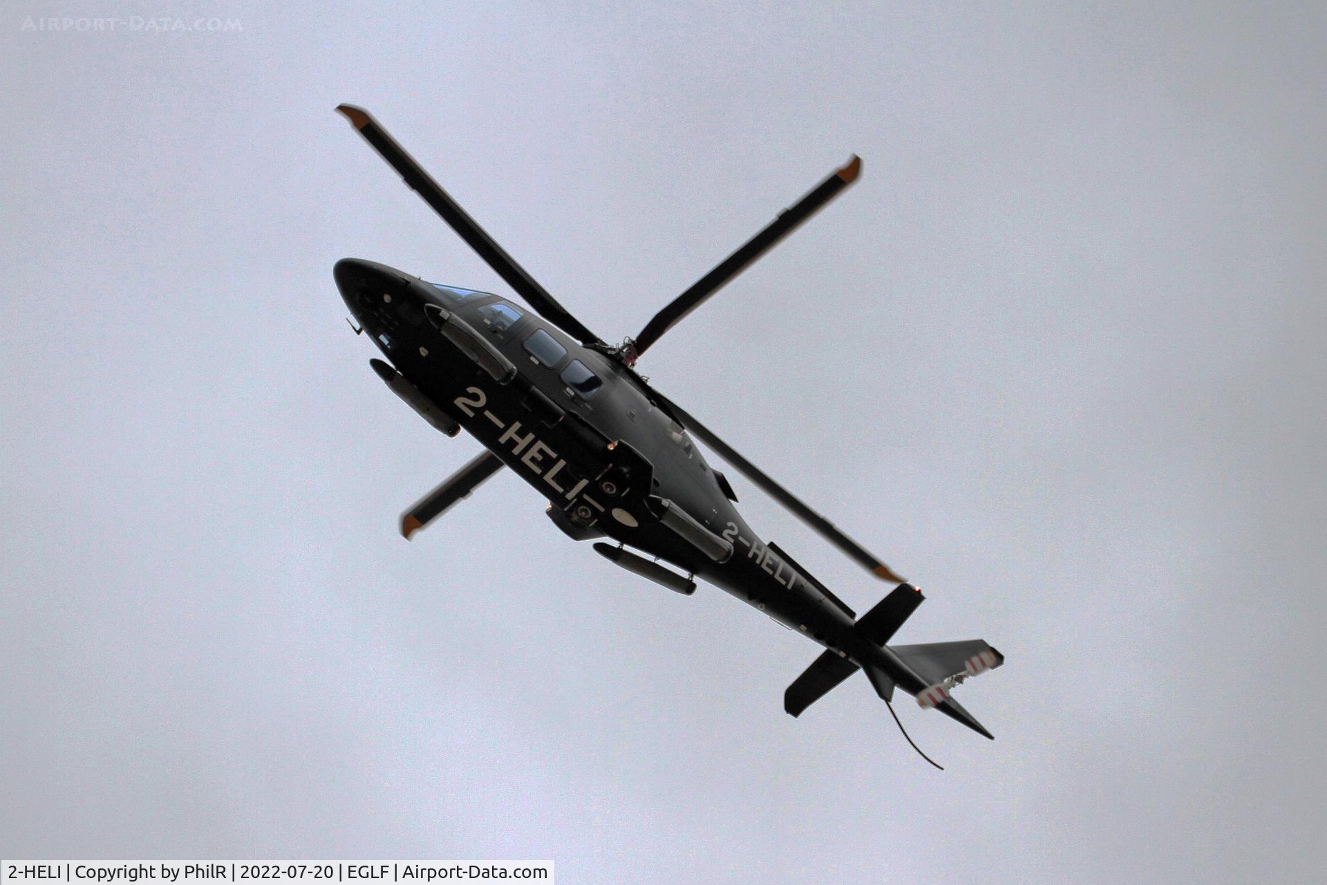 2-HELI, Leonardo AW-109SP GrandNew C/N 22432, 2-HELI 2021 Agusta AW-109SP GrandNew Farnborough