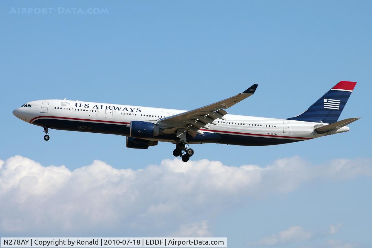 N278AY, 2001 Airbus A330-323 C/N 0388, at fra