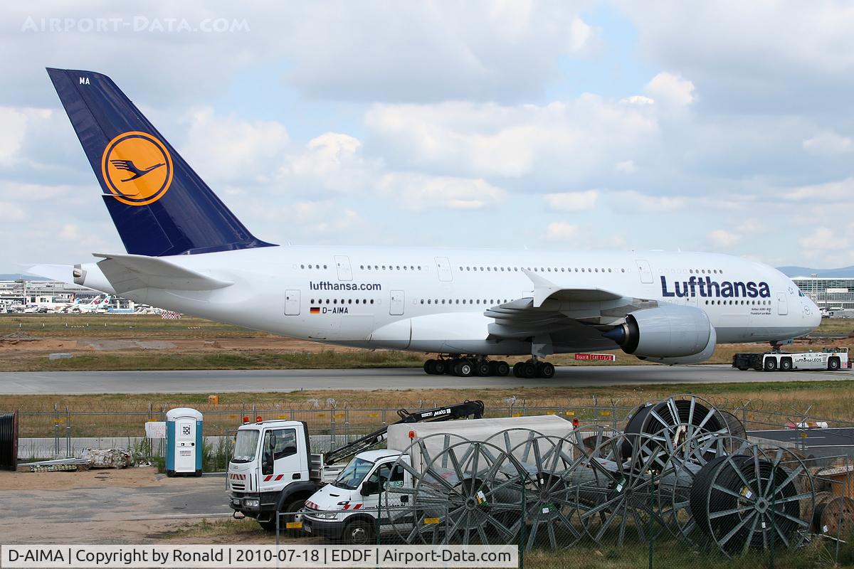 D-AIMA, 2010 Airbus A380-841 C/N 038, at fra