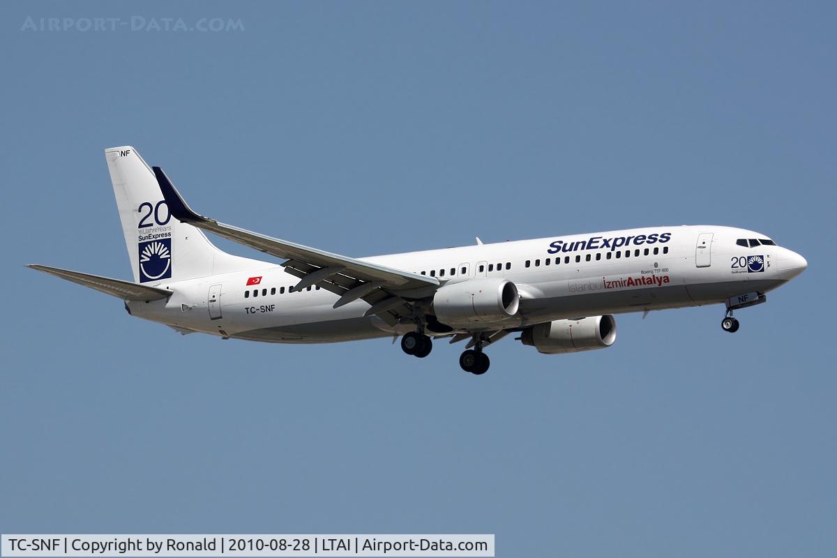 TC-SNF, 2008 Boeing 737-8HC C/N 36529, at ayt