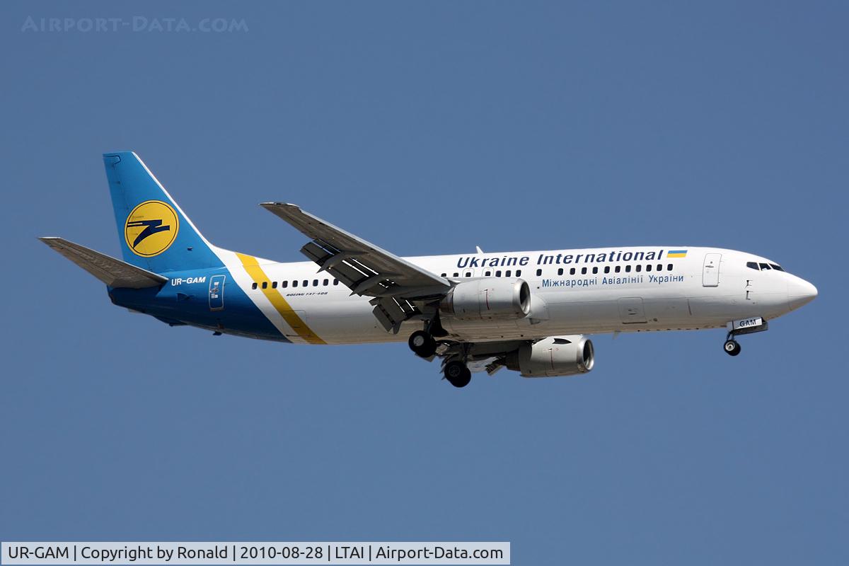 UR-GAM, 1992 Boeing 737-4Y0 C/N 25190, at ayt