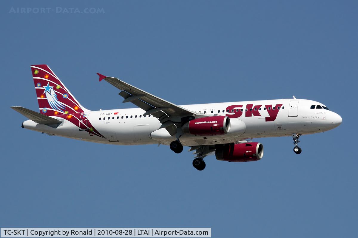 TC-SKT, 2000 Airbus A320-232 C/N 1194, at ayt